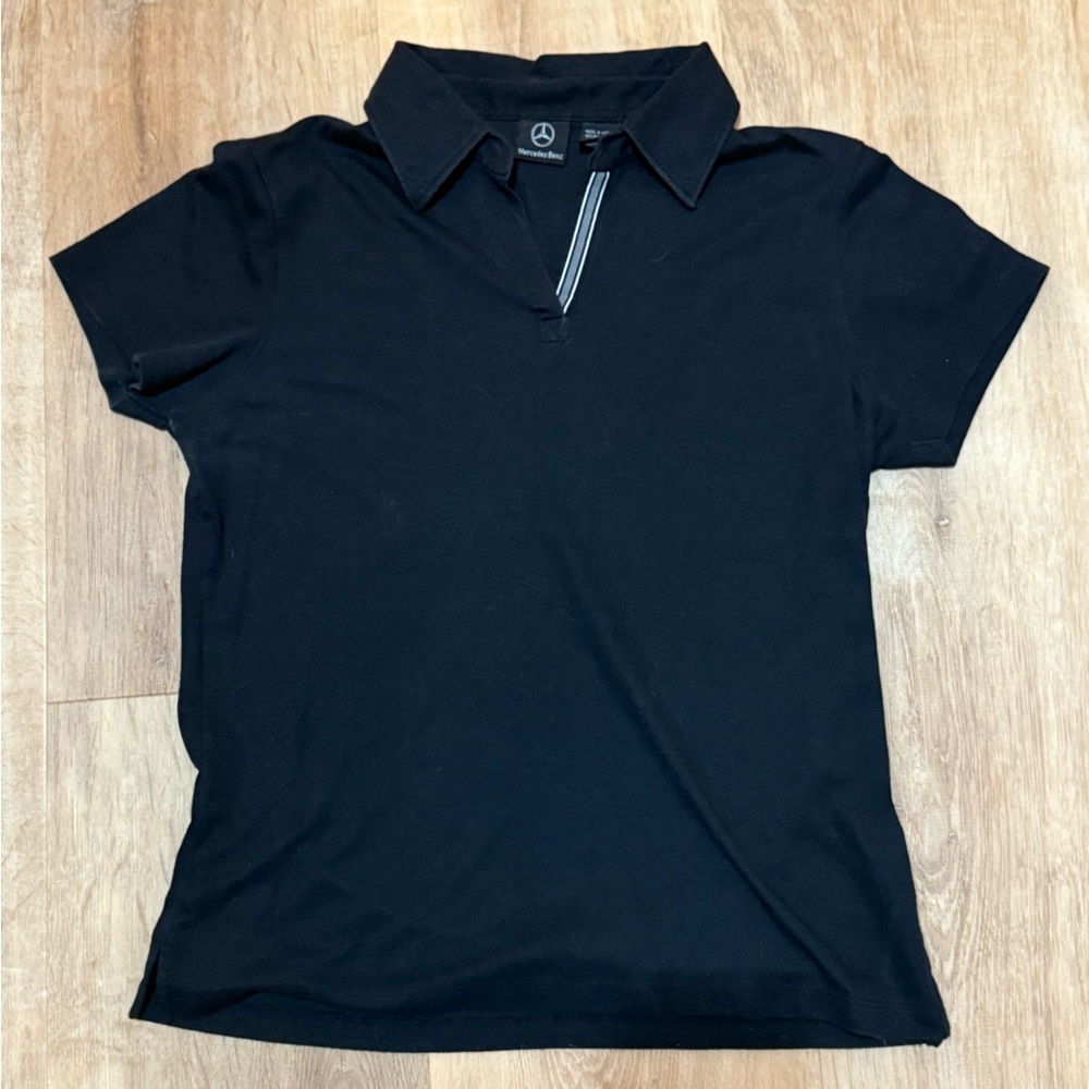Mercedes-Benz Black Polo Shirt Women’s Large